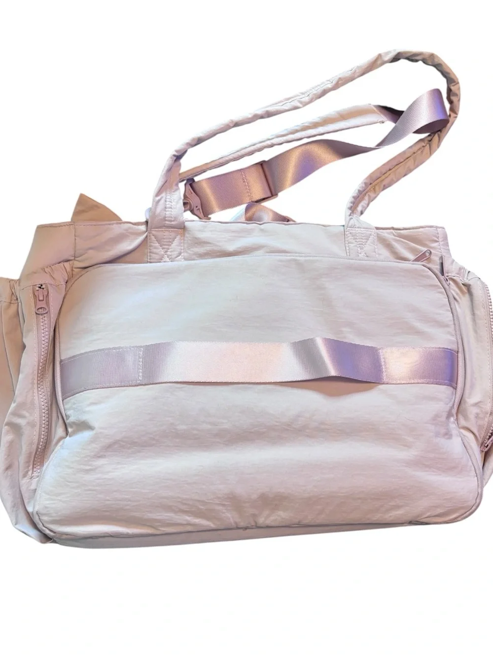 BAGSMART Crush Bow Tote Bag for  Women, Large Work Tote Bags,
